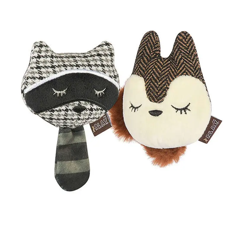 P.L.A.Y. Feline Frenzy Forest Friends Cat Toys - Bandit Buddies 2 Toy Set