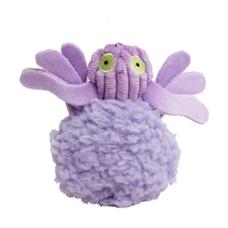 HuggleKat Halloween Fleece Ball Cat Toy with Catnip - Wee Willow Spider
