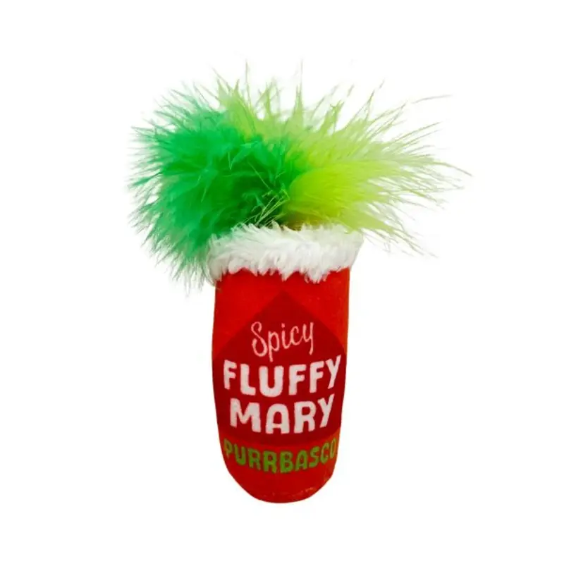 Huxley & Kent Plush Booze Cat Toy - Fluffy Mary