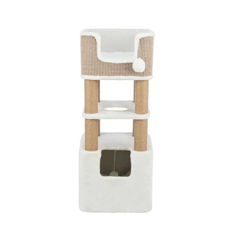 Trixie Lucano Cat Tree - Cream/Brown