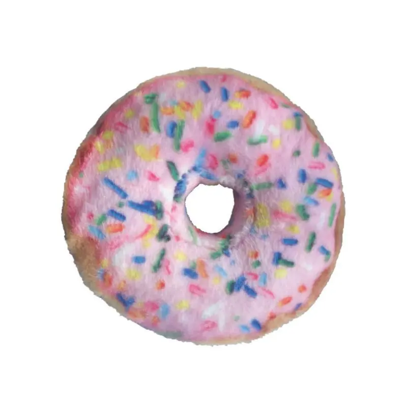 Huxley & Kent Kittybelles Plush Food Cat Toy - Strawberry Donut Sweet