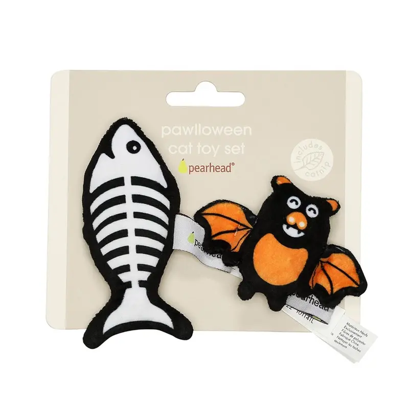 Pearhead Halloween Cat Toy Set - Pawloween